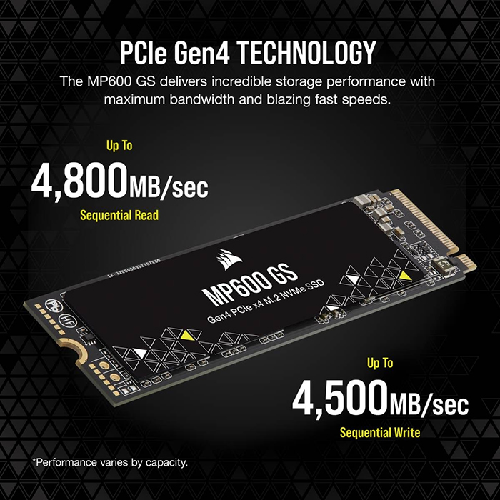 Corsair MP600 GS M.2 2TB PCIe 4.0 4800 MB/s solid state drive (CSSD-F2000GBMP600GS) - Image 9