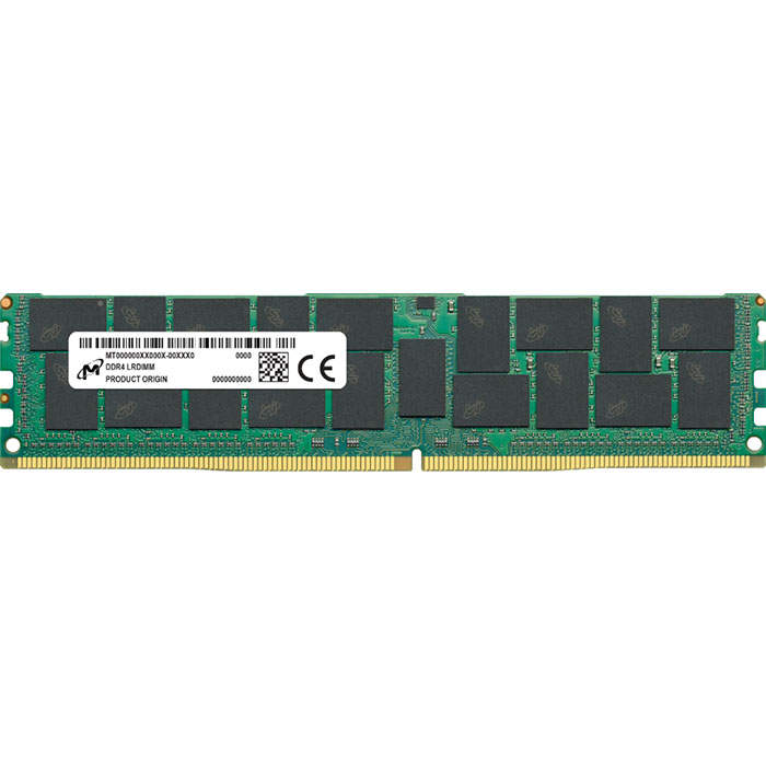 Micron 64 GB (1 x 64 GB) DDR4 3200 MHz CL22 288-pin DIMM non-ECC Green Memory (MTA72ASS8G72LZ-3G2R2R)