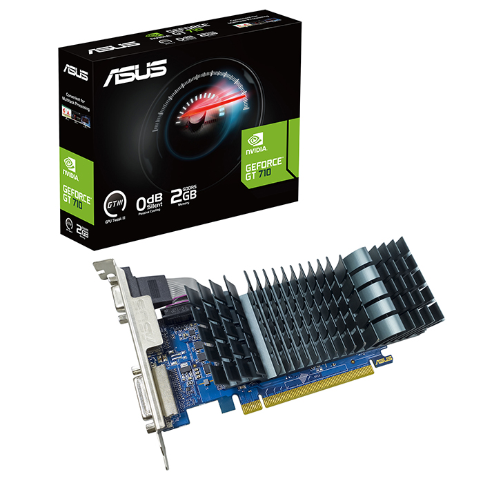 ASUS GT710-SL-2GD5-BRK-EVO NVIDIA GeForce GT 710 2 GB GDDR5 Graphics Card (90YV0ALA-M0NA00) - Image 4