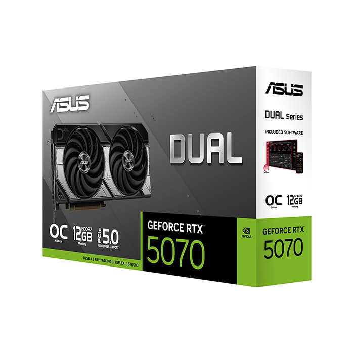 ASUS Dual -RTX5070-O12G NVIDIA GeForce RTX 5070 12 GB GDDR7 Graphics Card (90YV0M17-M0NA00) - Image 7