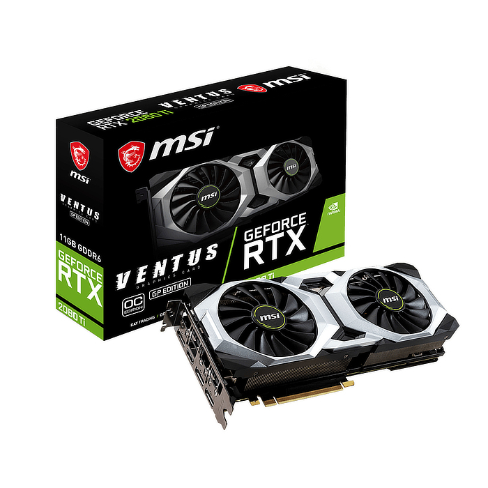 MSI GeForce RTX 2080 Ti Ventus GP OC 11 GB GDDR6 Graphics Card